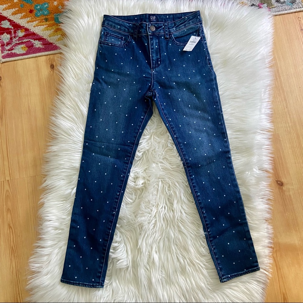 NWT Girls Gap Denim Stretch High Rise Ankle Jegging Size 10